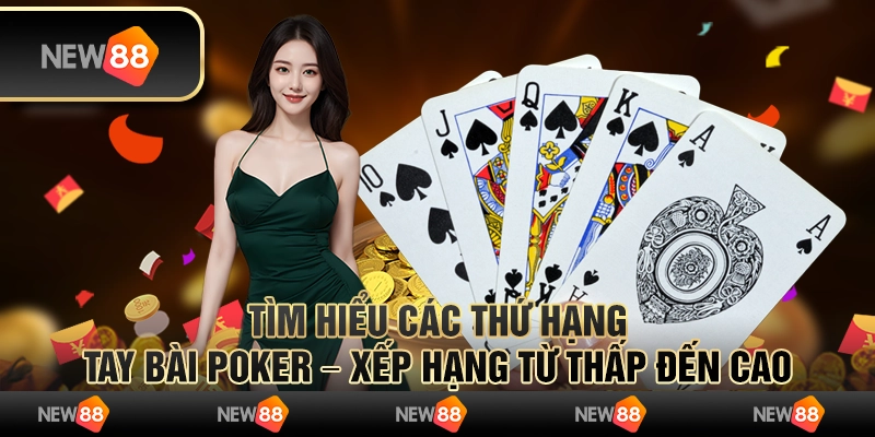 Tìm hiểu các thứ hạng tay bài Poker – Xếp hạng từ thấp đến cao