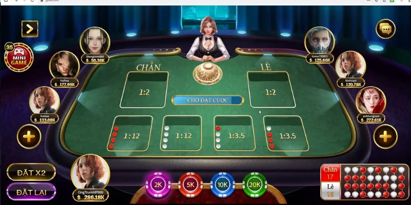 Một số hình thức cá cược trong xóc đĩa trực tuyến