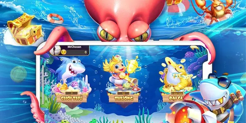 Danh sách các loại cá và phần thưởng trong trò bắn cá siêu tốc