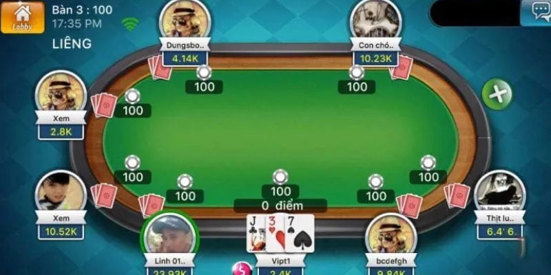 Tìm hiểu luật chơi và cách tính điểm trong game bài Liêng