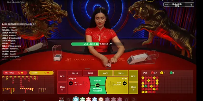 Các hình thức cược phổ biến trong trò Rồng Hổ