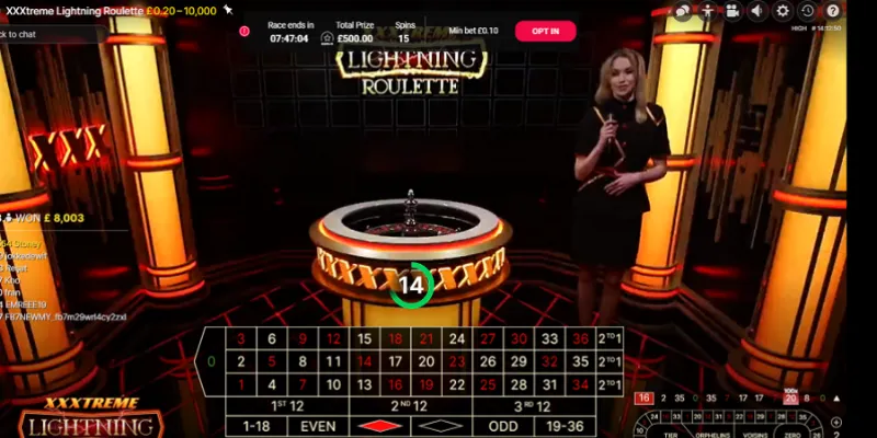 Hướng dẫn chơi Lightning Roulette cho tân thủ