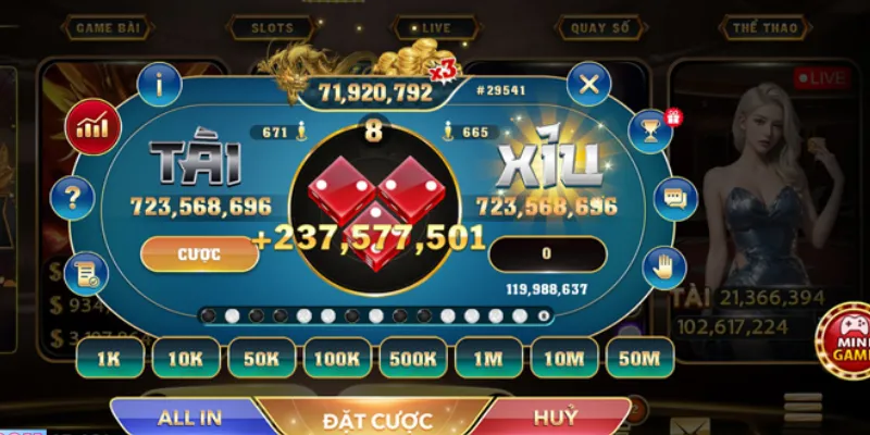 Vài nét về cược Tài Xỉu online