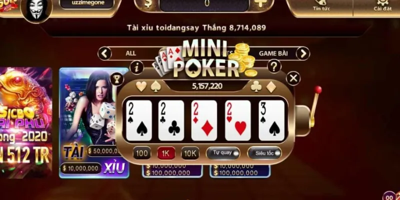 Tổng quan về nổ hũ Mini Poker