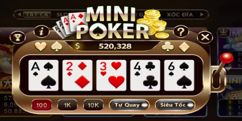 Top bí quyết chơi nổ hũ Mini Poker hiệu quả