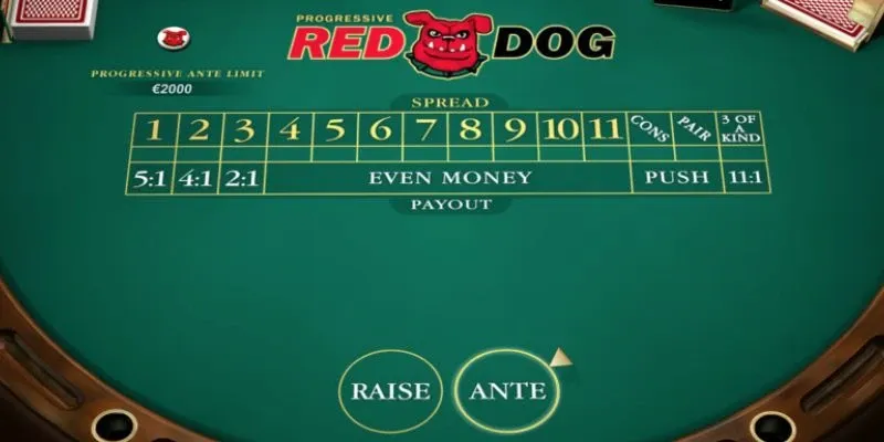 Những luật chơi chính trong Red Dog là gì?